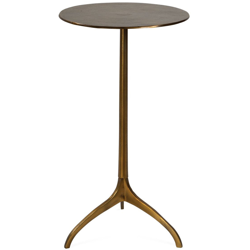Beacon Accent Table, Gold-Furniture - Accent Tables-High Fashion Home