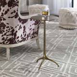 Beacon Accent Table, Gold-Furniture - Accent Tables-High Fashion Home