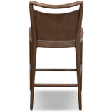 Jessen Leather Counter Stool, Sonoma Chestnut by Four Hands