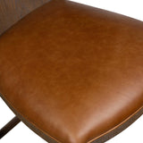 Jessen Leather Counter Stool, Sonoma Chestnut by Four Hands