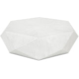 Volker Large Coffee Table, White-Furniture - Accent Tables-High Fashion Home