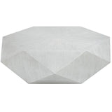 Volker Large Coffee Table, White-Furniture - Accent Tables-High Fashion Home