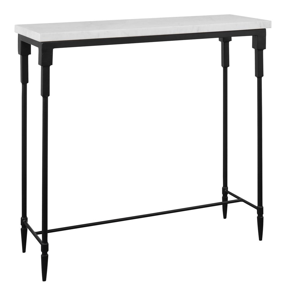 Bourges Console Table, Black/White