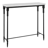 Bourges Console Table, Black/White