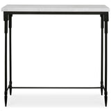 Bourges Console Table, Black/White