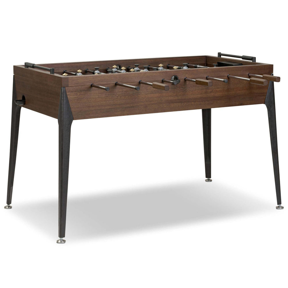 District Eight Foosball Table, Smoked Oak by Four Hands