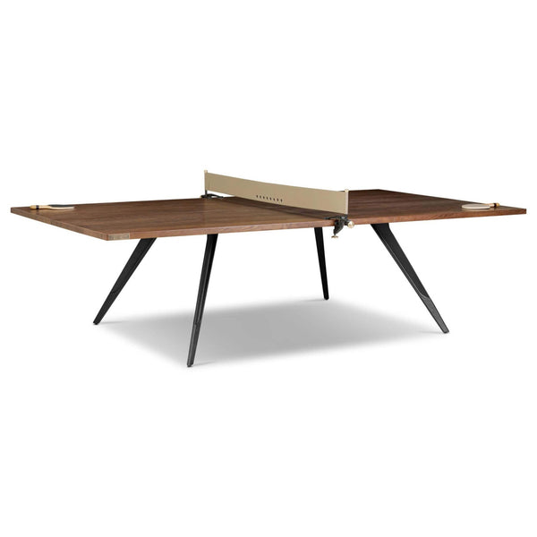 District Eight Ping Pong Table, Smoked Oak by Four Hands – High