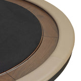 District Eight Poker Table, Smoked Oak by Four Hands