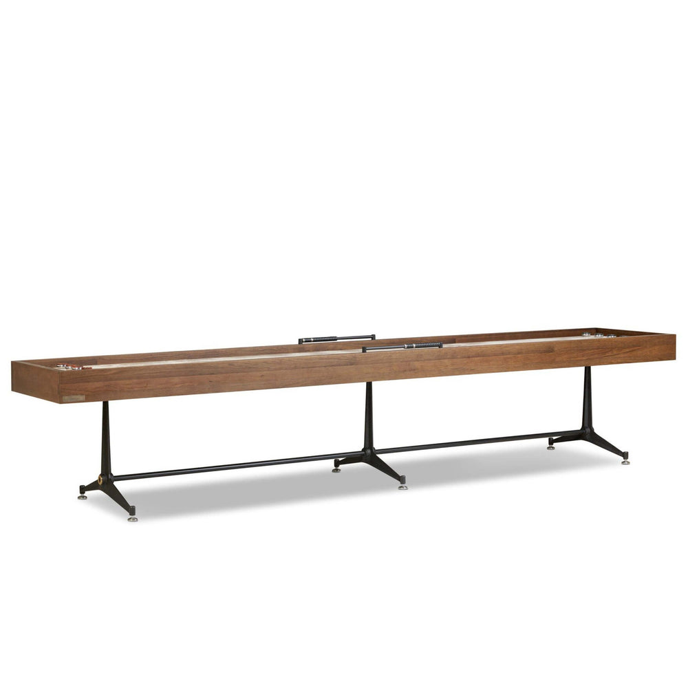 District Eight Large Shuffleboard Table, Smoked Oak by Four Hands