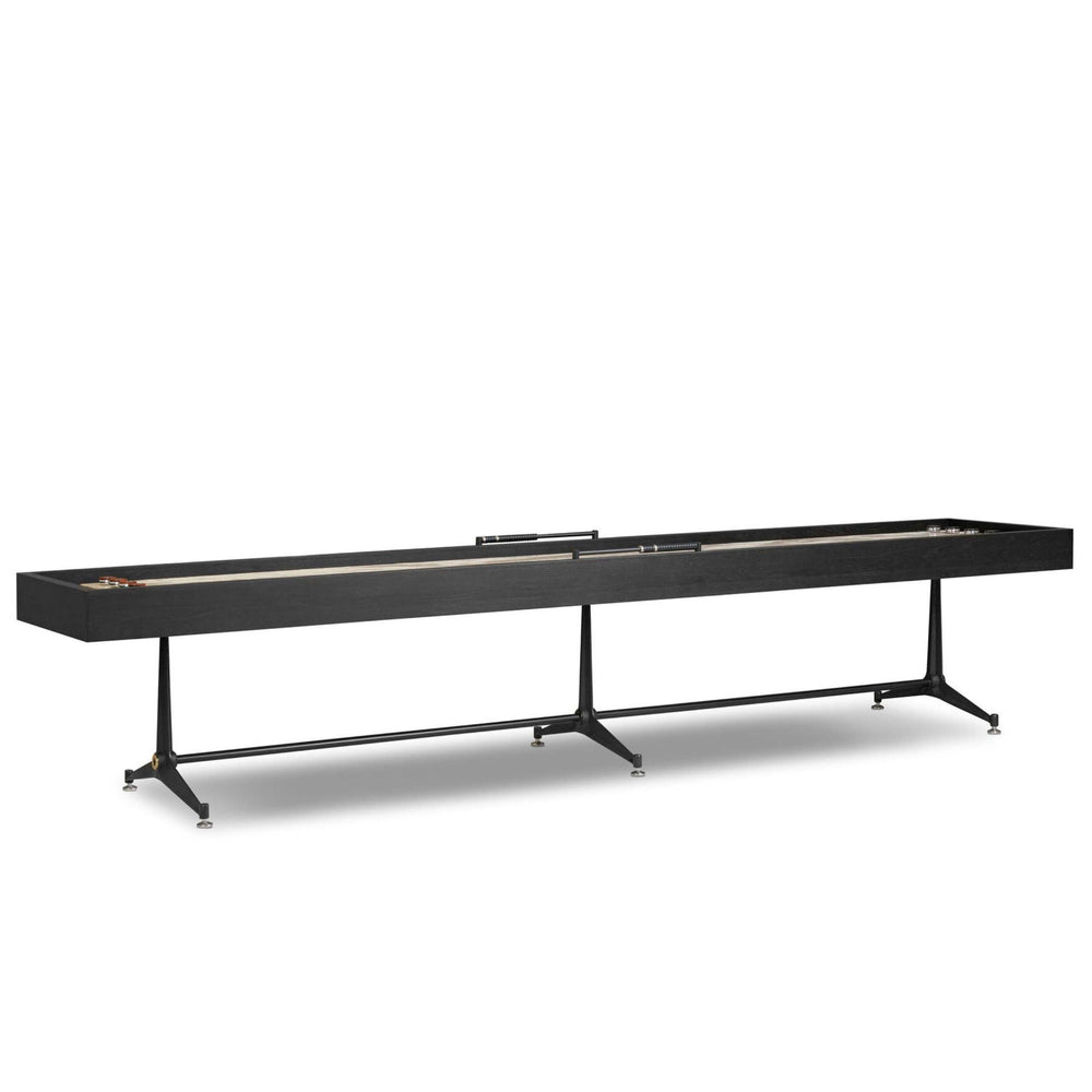 District Eight Large Shuffleboard Table, Black by Four Hands