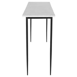 Nightfall Console Table, Black/White-Furniture - Accent Tables-High Fashion Home