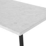 Nightfall Console Table, Black/White-Furniture - Accent Tables-High Fashion Home