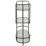 Trolley Bar Console, Satin Black