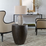 Lark End Table, Walnut-Furniture - Accent Tables-High Fashion Home