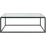 Bravura Coffee Table, Black-Furniture - Accent Tables-High Fashion Home