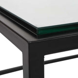 Bravura Coffee Table, Black-Furniture - Accent Tables-High Fashion Home