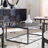 Bravura Coffee Table, Black-Furniture - Accent Tables-High Fashion Home
