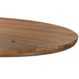 Bibianna Oval Dining Table, White Marble by Four Hands