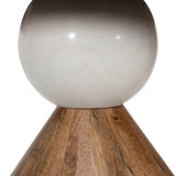 Bibianna Oval Dining Table, White Marble by Four Hands