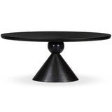 Bibianna Oval Dining Table, Black Marble by Four Hands