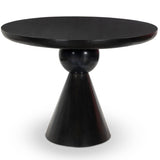 Bibianna Oval Dining Table, Black Marble by Four Hands