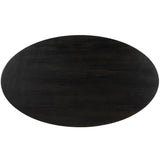 Bibianna Oval Dining Table, Black Marble by Four Hands