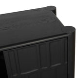 Ezri 4 Door Sideboard, Black Oak by Four Hands
