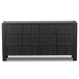Ezri 4 Door Sideboard, Black Oak by Four Hands