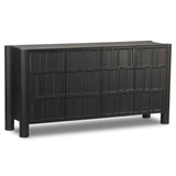 Ezri 4 Door Sideboard, Black Oak by Four Hands