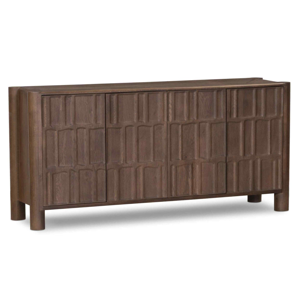 Ezri 4 Door Sideboard, Cocoa Oak by Four Hands