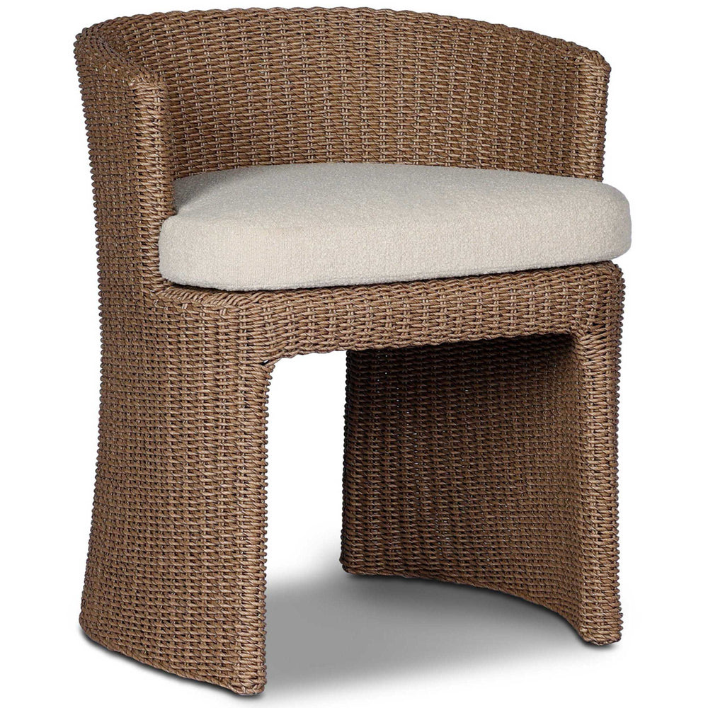 Thora Outdoor Dining Chair, Vada Cream by Four Hands