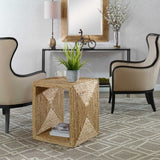 Rora Side Table, Natural-Furniture - Accent Tables-High Fashion Home