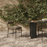 Brookline Outdoor Dining Chair, Alessi Fawn, Set of 2 by Four Hands
