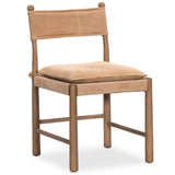 Feron Leather Dining Chair, Winchester Beige, Set of 2 by Four Hands