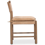 Feron Leather Dining Chair, Winchester Beige, Set of 2 by Four Hands