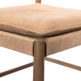 Feron Leather Dining Chair, Winchester Beige, Set of 2 by Four Hands