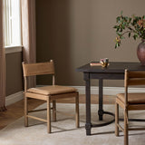 Feron Leather Dining Chair, Winchester Beige, Set of 2 by Four Hands