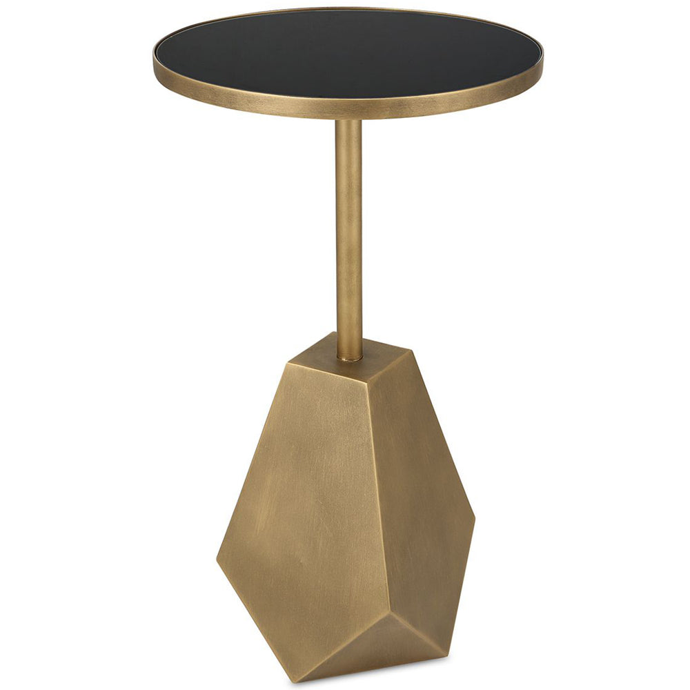 Comet Accent Table, Antique Bronze-Furniture - Accent Tables-High Fashion Home
