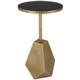 Comet Accent Table, Antique Bronze-Furniture - Accent Tables-High Fashion Home