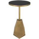 Comet Accent Table, Antique Bronze-Furniture - Accent Tables-High Fashion Home