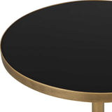 Comet Accent Table, Antique Bronze-Furniture - Accent Tables-High Fashion Home