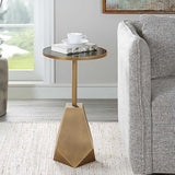 Comet Accent Table, Antique Bronze-Furniture - Accent Tables-High Fashion Home