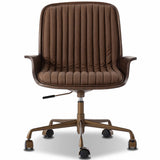 Frankie Leather Desk Chair, Maestro Cigar by Four Hands