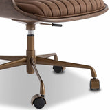 Frankie Leather Desk Chair, Maestro Cigar by Four Hands