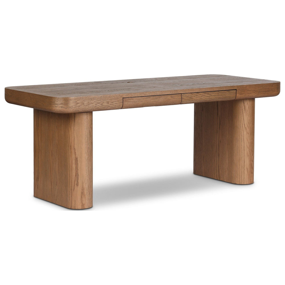 Ainsley Standing Desk, Amber Oak Thin Veneer by Four Hands — PRM_1