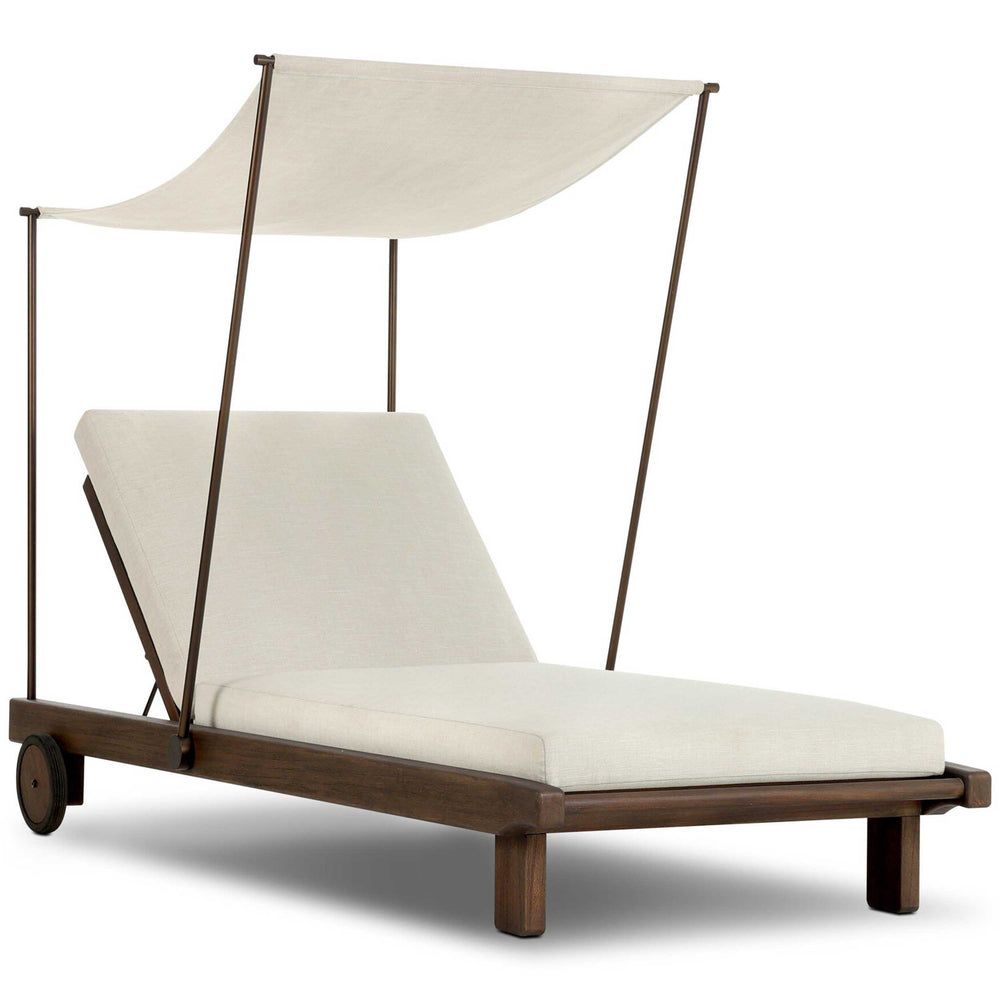 Polima Outdoor Chaise, Vergo Cream by Four Hands