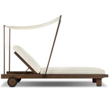 Polima Outdoor Chaise, Vergo Cream by Four Hands