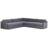 Aurelia 3 Piece Sectional, Broadway Denim by Amber Lewis x Four Hands
