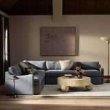 Aurelia 3 Piece Sectional, Broadway Denim by Amber Lewis x Four Hands