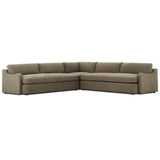 Aurelia 3 Piece Sectional, Broadway Olive by Amber Lewis x Four Hands